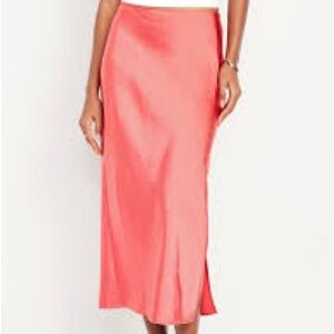 OLD NAVY CORAL LONG SKIRT